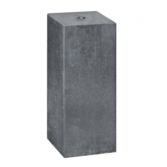 Berton© poer antraciet M20-bus 20 x 20 x 50 cm kleine velling