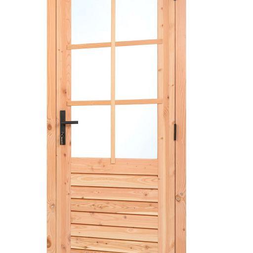 Douglas enkele glas deur 6-ruits B1000xH2050mm buitenmaat
