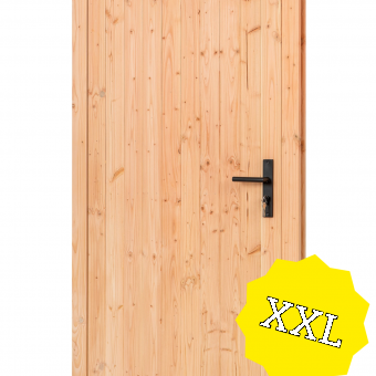 Douglas enkele dichte deur XXL B1200xH2150mm buitenmaat, linksdraaiend