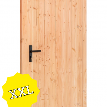 Douglas enkele klampdeur XXL B1200xH2150mm buitenmaat, rechtsdraaiend, incl. beslagset
