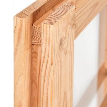 Douglas vast raam (zijlicht) 50 x 120 cm