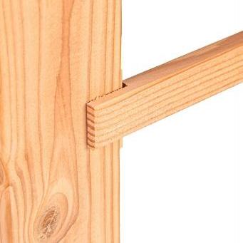 Douglas vast raam (zijlicht) 50 x 120 cm