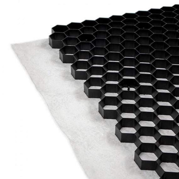 Splitplaat eurogravel plus zwart 120x100x3 cm 1,15 m2 per stuk