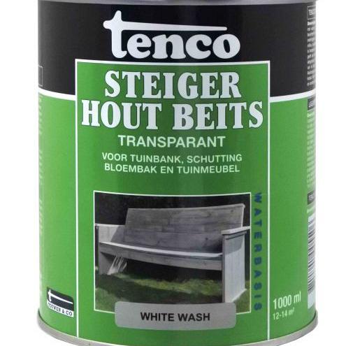 TENCO Steigerhoutbeits White wash 1 liter