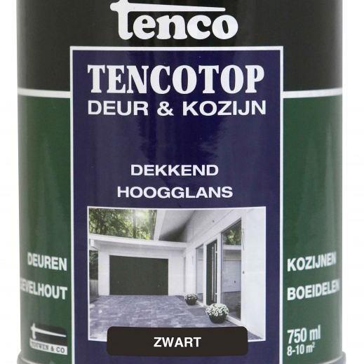 TENCO Top Deur  & Kozijn Dekkend Hoogglans Zwart 0.75 Liter