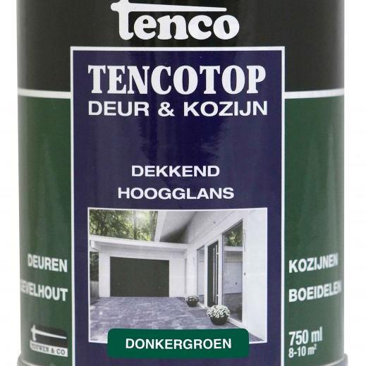 TENCO Top Deur  & Kozijn Dekkend Hoogglans Donkergroen 0.75 Liter