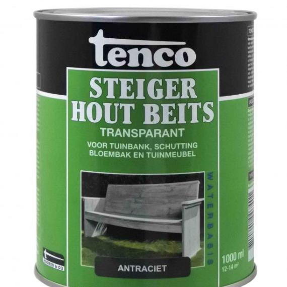 TENCO Steigerhoutbeits Antraciet 1 liter
