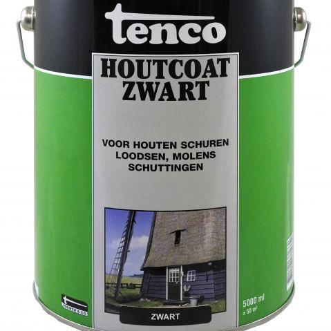 TENCO Houtcoat Zwart 5 Liter