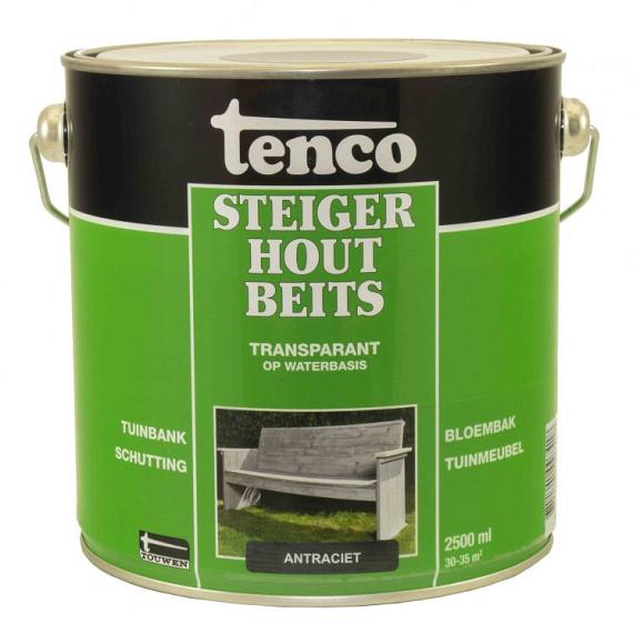 TENCO Steigerhoutbeits Antraciet 2.5 liter