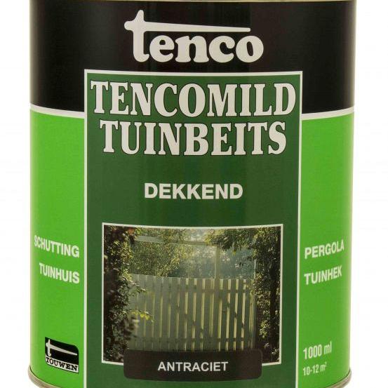 TENCO Mild Tuinbeits Dekkend Antraciet 1 liter
