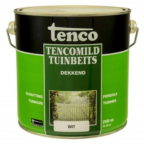 TENCO Mild Tuinbeits Dekkend Wit 2.5 liter