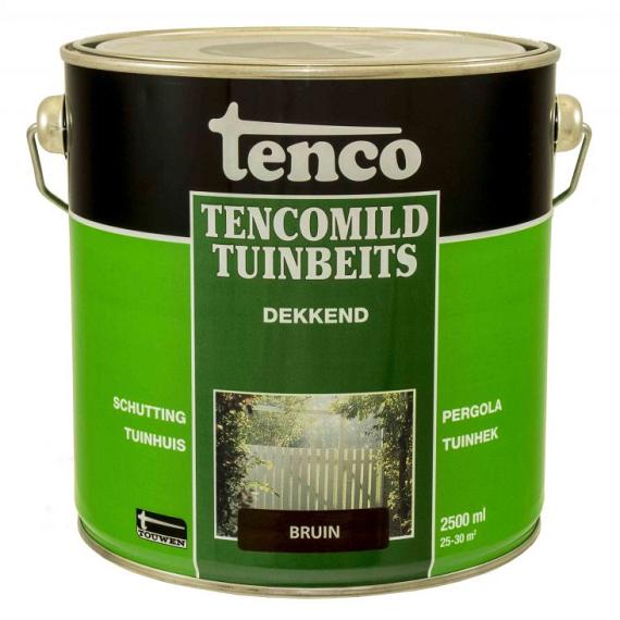 TENCO Mild Tuinbeits Dekkend Bruin 2.5 liter
