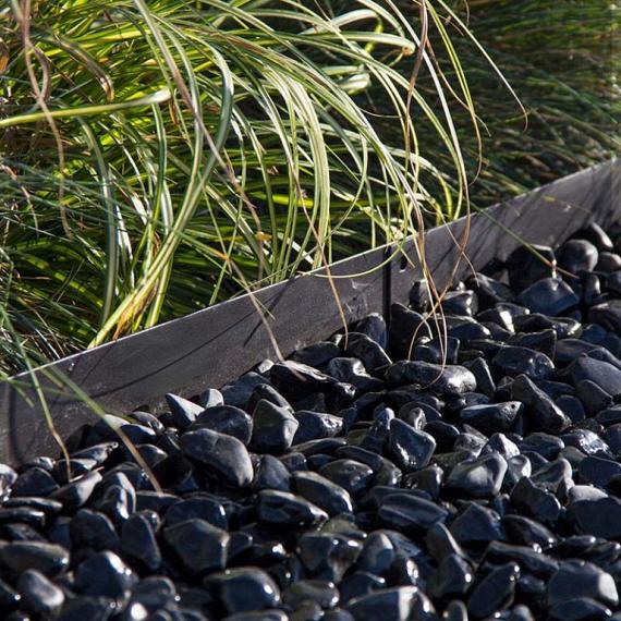 Multi-Edge METAL Afboording Zwart 100 x 17,5 cm per stuk