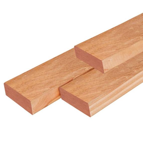 Rhombus Bangkirai hardhout 1,6 x 6,8 x 485 cm glad geschaafd