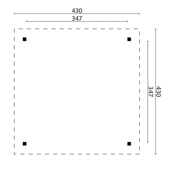 Prieel Syros Douglas gedroogd