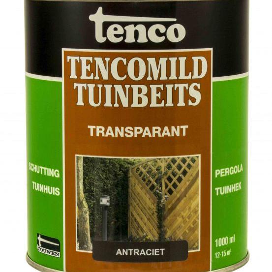 TENCO Mild Tuinbeits Transparant Antraciet 1 liter