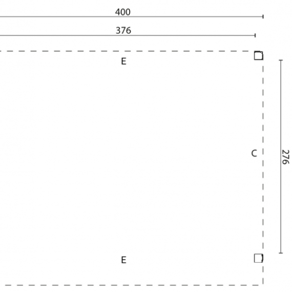 DHZ Zoutelande Red Class Wood 400 x 330 cm