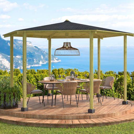 Prieel Groot vuren groen geïmpregneerd