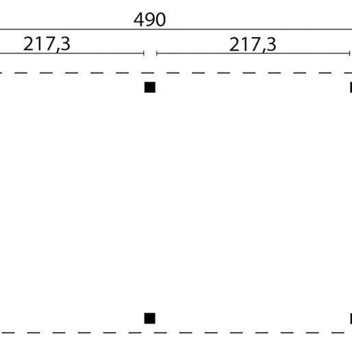Prieel Grande vuren groen geïmpregneerd