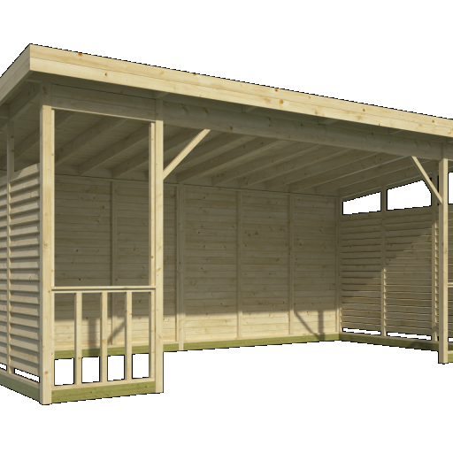 Paviljoen Kristina 560 x 264 cm onbehandeld