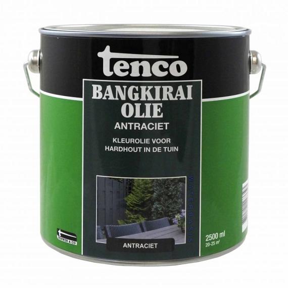 TENCO Bangkirai Olie Antraciet 2.5 Liter