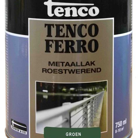 TENCO Ferro Metaallak Groen 0.75 Liter