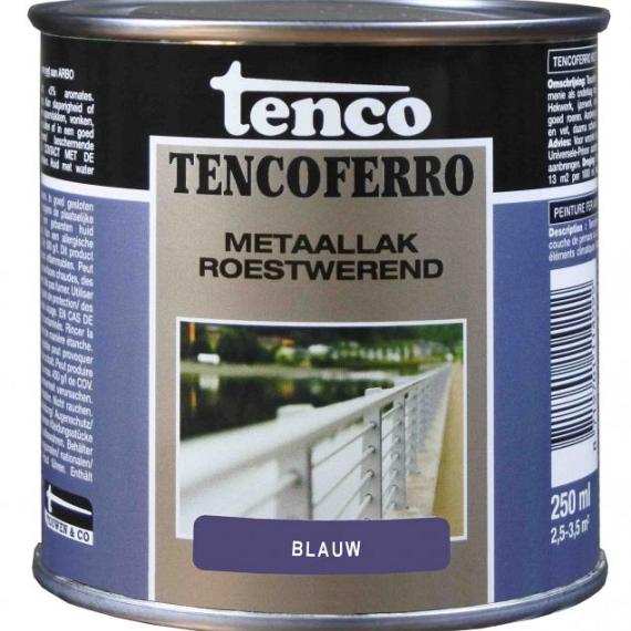 TENCO Ferro Metaallak Blauw 0.25 Liter