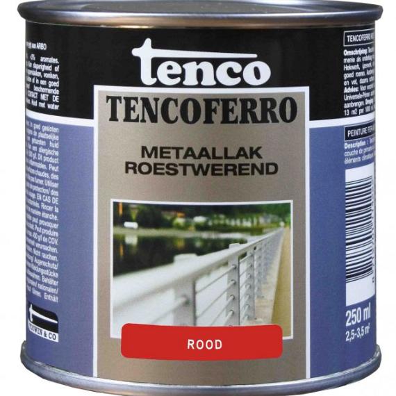 TENCO Ferro Metaallak Rood 0.25 Liter