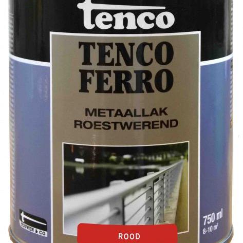 TENCO Ferro Metaallak Rood 0.75 Liter