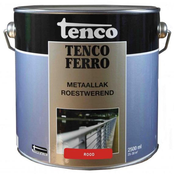 TENCO Ferro Metaallak Rood 2.5 Liter