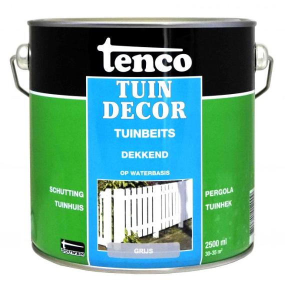TENCO Tuindecor Dekkend Grijs 2.5 liter