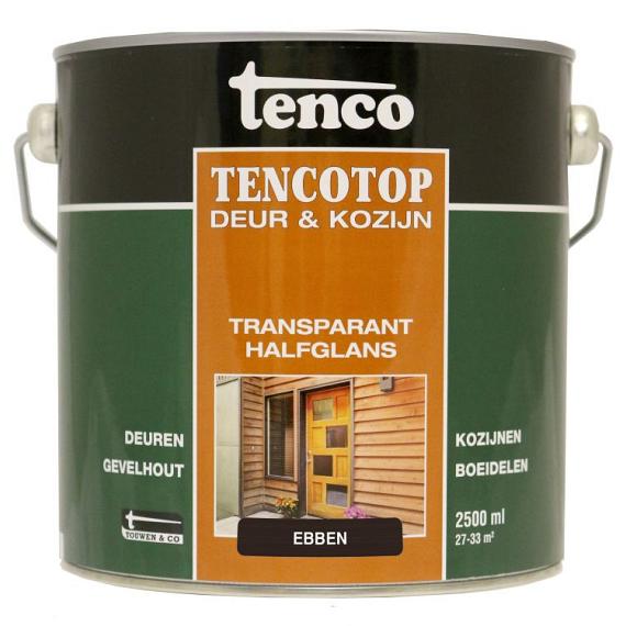 TENCO Top Deur  & Kozijn Dekkend Transparant Ebben 2.5 Liter