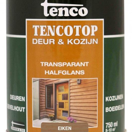 TENCO Top Deur  & Kozijn Dekkend Transparant Eiken 0.75 Liter