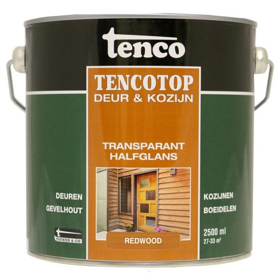 TENCO Top Deur  & Kozijn Dekkend Transparant Redwood 2.5 Liter