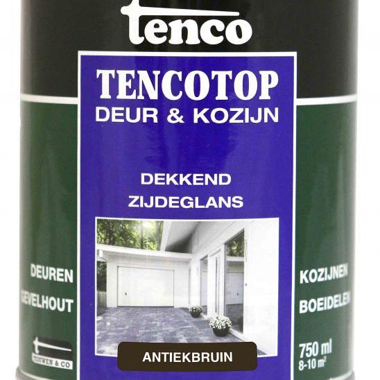 TENCO Top Deur  & Kozijn Dekkend Zijdeglans Antiekbruin 0.75 Liter