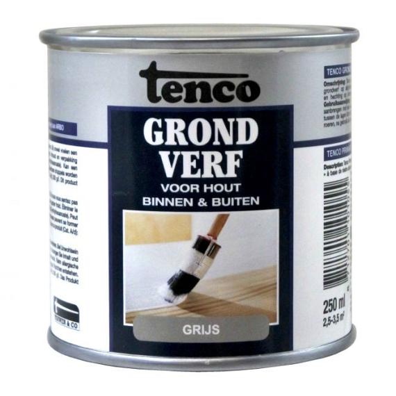 TENCO Grondverven Terpetinebasis Grijs 0.25 Liter