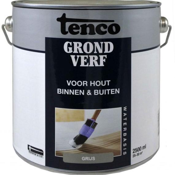 TENCO Grondverven Waterbasis Grijs 2.5 Liter