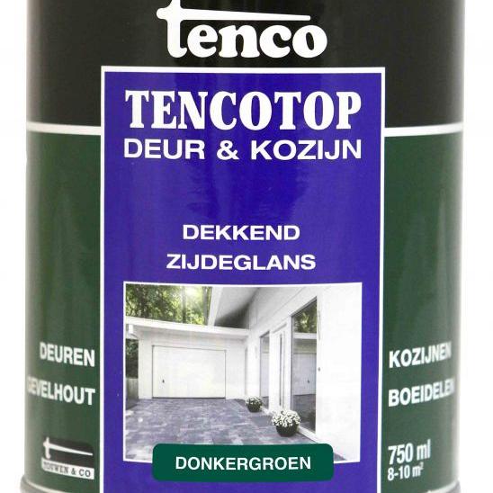 TENCO Top Deur  & Kozijn Dekkend Zijdeglans Donkergroen 0.75 Liter