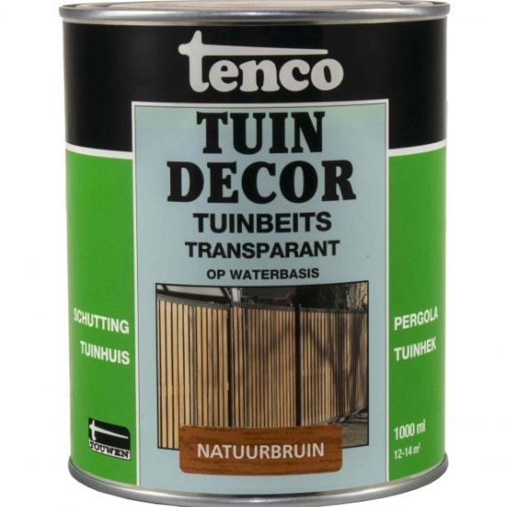 TENCO Tuindecor Transparant Natuurbruin 1 liter