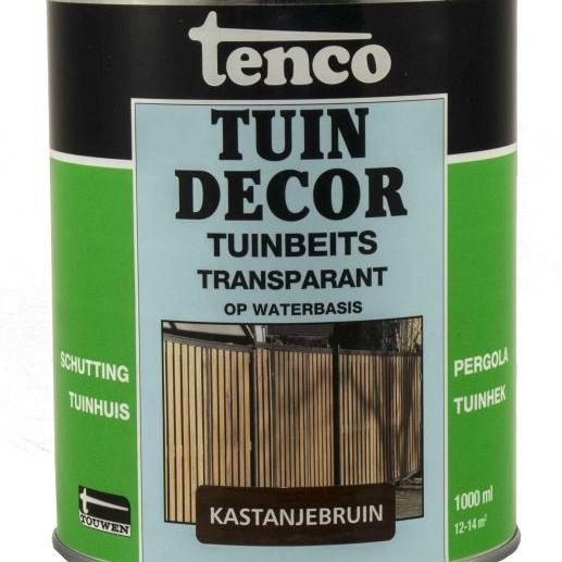 TENCO Tuindecor Transparant Kastanjebruin 1 liter