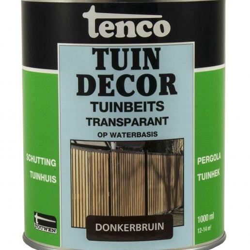 TENCO Tuindecor Transparant Donkerbruin 1  liter