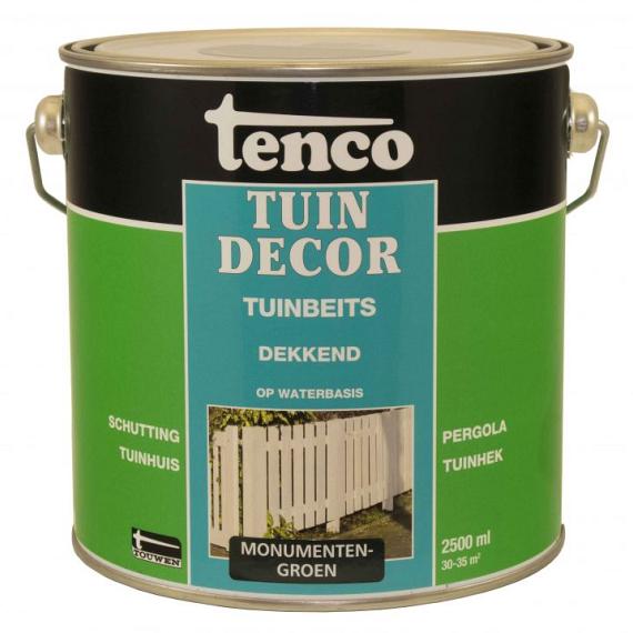 TENCO Tuindecor Dekkend Monumentengroen 2.5 liter