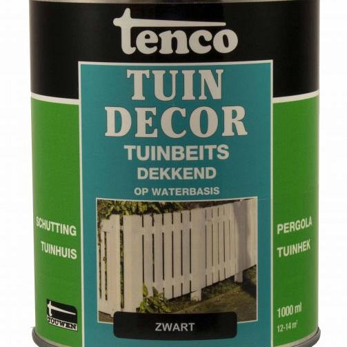 TENCO Tuindecor Dekkend Zwart 1 liter