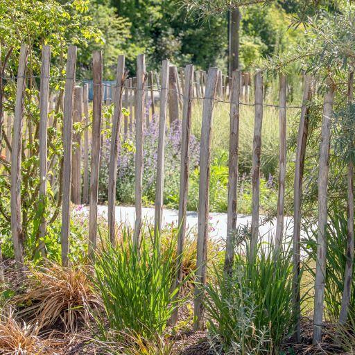 Engelse kastanjerol, 2 draden, latafstand 7,5 cm L460 x H120 cm