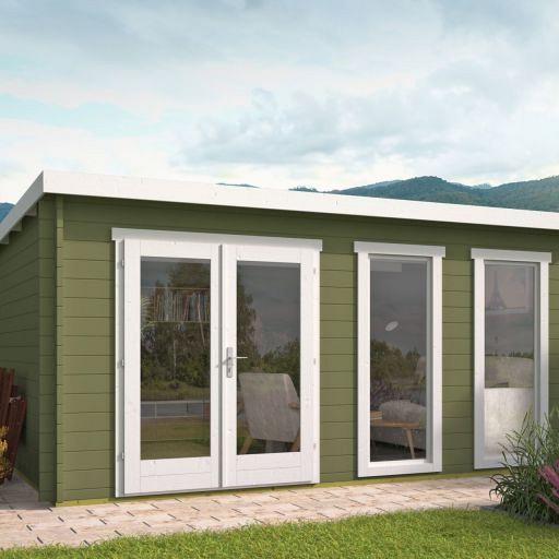 Blokhut - Tuinhuis Annabel | 40 mm | vuren onbehandeld