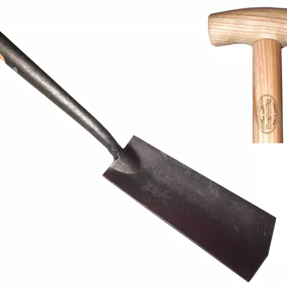 De Wit Zwanehals kabelboor met lip essen steel 750mm