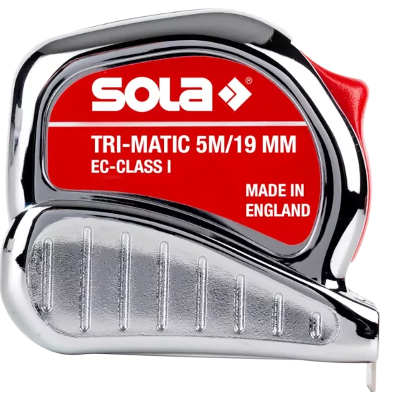 SOLA Rolbandmaat, 25 mm Tri-Matic  TM 10 m