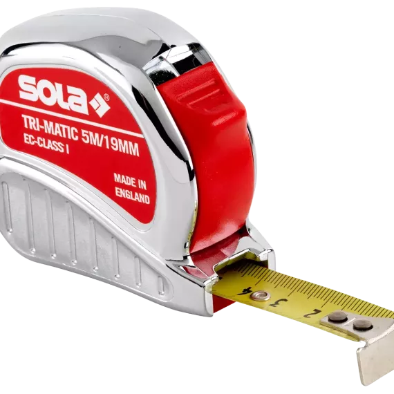 SOLA Rolbandmaat, 25 mm Tri-Matic  TM 10 m