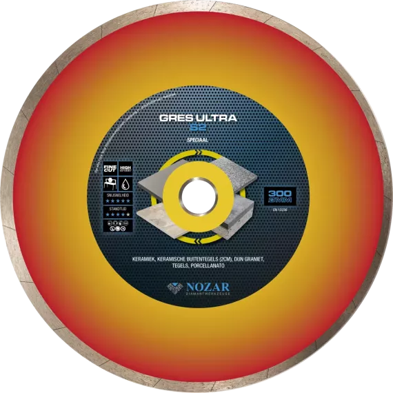 Diamantzaag D300/30/25,4 mm Gres Ultra S2