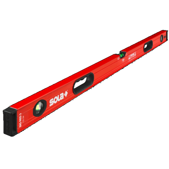 SOLA Aluminium waterpas Big Red 3 120 cm
